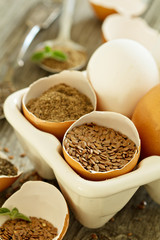 Natural egg replacers