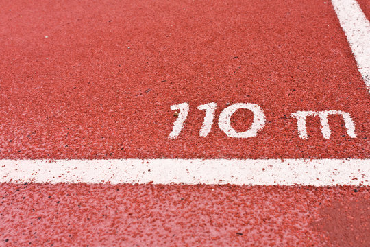 Running Track at 110 metric