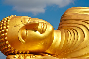 Face of Reclining buddha