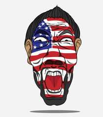 football fan from USA