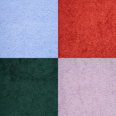 Terry cloth towel texture