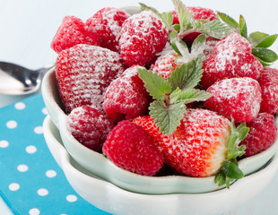 fresh berries in a bowl