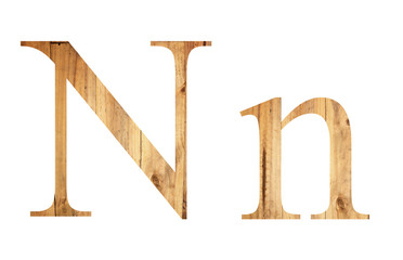 font of old wood.