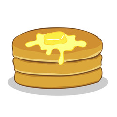 Pancake wih melting butter