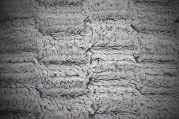 gray fluffy artificial fur  for background