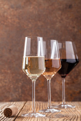 Three Colors of Wine