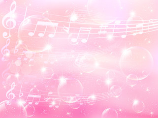 音符　楽譜　背景