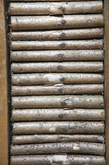 nailed branches background