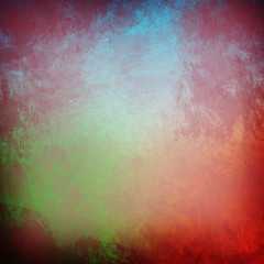 Colorful painted vintage background