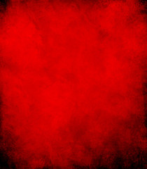 red background