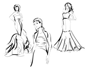 SKETCH. fashion girls