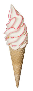 Softeis Erbeere