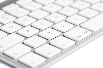 Keyboard focused on letter Z