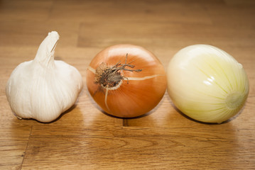 Garlic, Onion & Onion