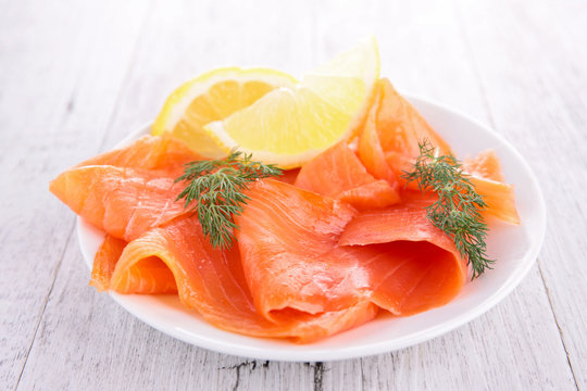 smoked salmon