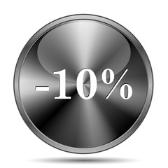 10 percent discount icon