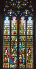 stained-glass window