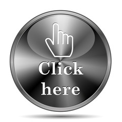 Click here icon