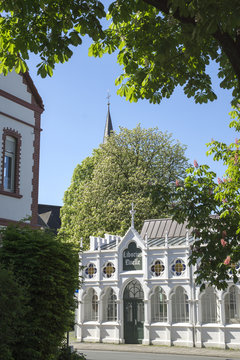 Liboriusquelle in Bad Lippspringe, NRW, Deutschland