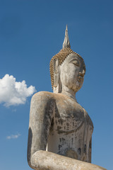 Fototapeta na wymiar Buddha statue at Sukhothai, Thailand
