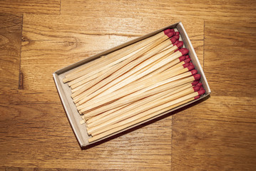 Matches on Wood