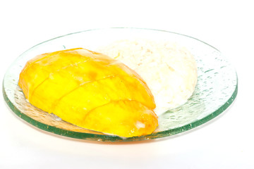 sticky rice with mango