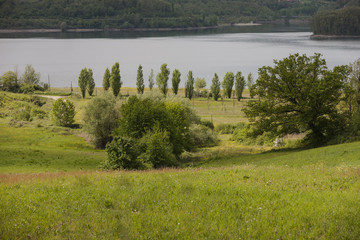 Obraz premium landscape lake