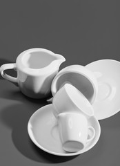clean white cups