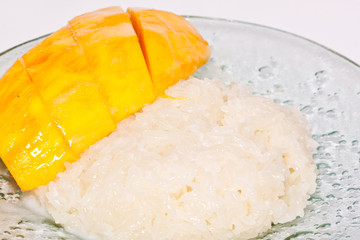 sticky rice with mango
