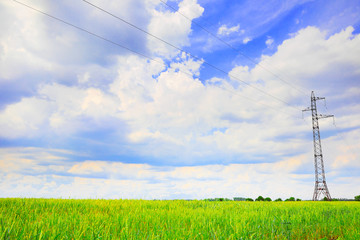 Pylon and transmission power line