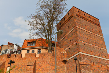 Leaning Tower (circa XIV c.) of Torun town, Poland © joymsk