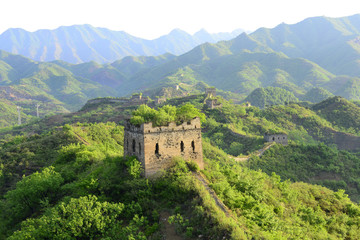 In the morning of the Great Wall