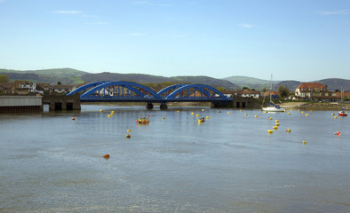 Fototapeta premium Blue Bridge Rhyl