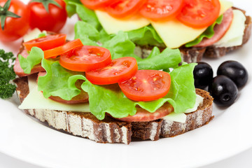 Open sandwich