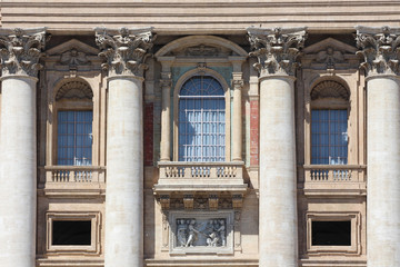 Fototapeta na wymiar Italie / Le Vatican - Basilique Saint-Pierre