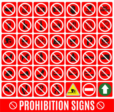 Prohibition set symbol