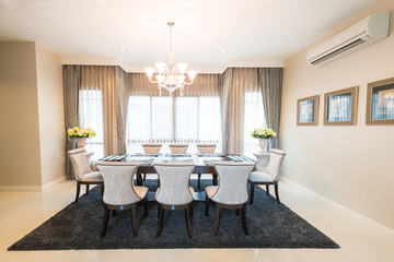 Modern dining room interior