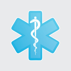 medical icons on white