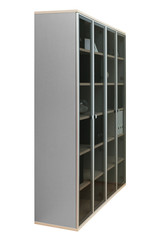 bookcase with glass doors