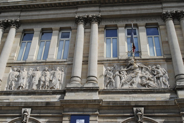 A detail view of Bordeaux University, France