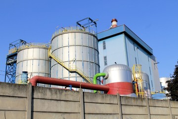 outside of the factory in north Italy