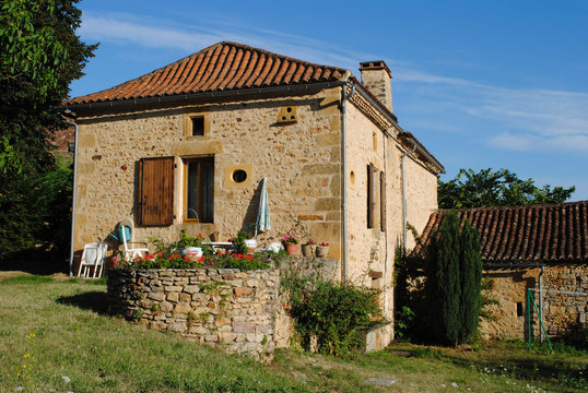 A cottage in Sainte-Foy de-Beleves, Dordogne, Aquitaine, France