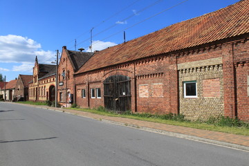 Dorfstraße in Wildau-Wentdorf im Fläming