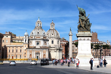 Fototapeta na wymiar Italie / Rzym - Centrum Historique
