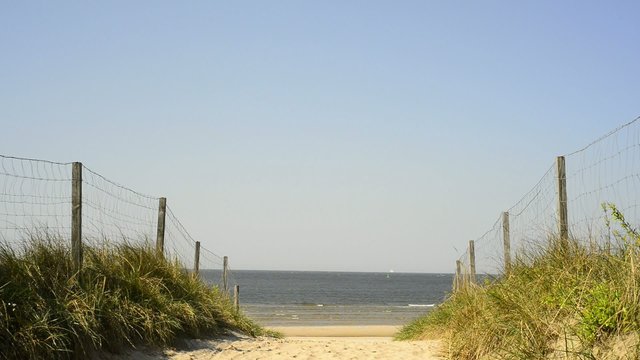 Ostseek&uuml;ste in Polen mit Strandhafer