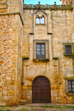 C&aacute;ceres, Espa&ntilde;a, Palacio de los Golfines, casa se&ntilde;orial