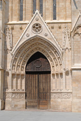 Fototapeta premium A detail view of Bordeaux Cathedral France