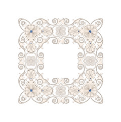 Pattern in antique byzantian style