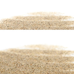 sand isolated on white background