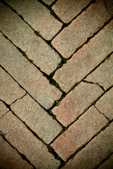 Obraz premium brick footpath
